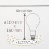 LED Smd fényforrás - G100 - 5 watt - meleg fehér