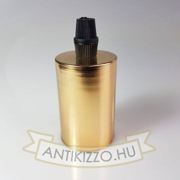 Fém E27 foglalat arany