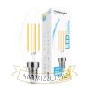 Modee Smart Lighting LED Izzó Filament Candle C35 7W E14 360° 2700K (750 lumen) dimm.
