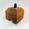 Fa foglalat - sötétbarna pácolt- E27
