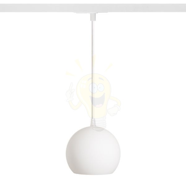 Kép COPA egyfázisú áramkörös sínre  opál üveg 230V LED E27 11W