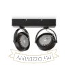 KELLY LED II DIMM fali lámpa fekete 230V LED 2x12W 24° 3000K