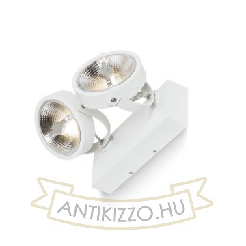 Kép KELLY LED II DIMM fali lámpa fehér 230V LED 2x12W 24° 3000K