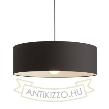 Kép RON 60/19 lámpabúra  Polycotton fekete/fehér PVC  max. 23W