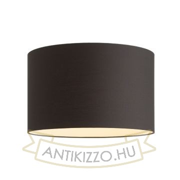 Kép RON 40/25 lámpabúra  Polycotton fekete/fehér PVC  max. 23W
