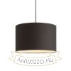 RON 40/25 lámpabúra Polycotton fekete/fehér PVC max. 23W