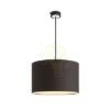 Kép RON 40/25 lámpabúra  Polycotton fekete/fehér PVC  max. 23W