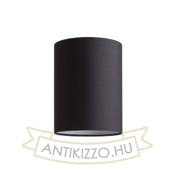 Kép RON 15/20 lámpabúra  Polycotton fekete/fehér PVC  max. 28W
