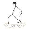 LOYD E27 III függő lámpa fekete  230V LED E27 3x15W