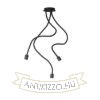 LOYD E27 III függő lámpa fekete  230V LED E27 3x15W