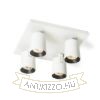 KENNY IV mennyezeti lámpa fehér/fekete  230V LED GU10 4x8W