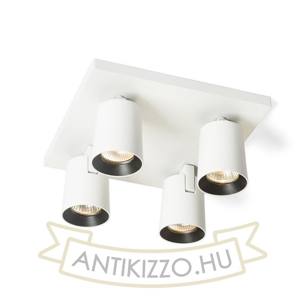 KENNY IV mennyezeti lámpa fehér/fekete  230V LED GU10 4x8W