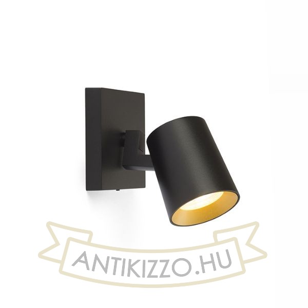 KENNY I felületre szerelhető fekete/aranysárga  230V LED GU10 8W