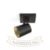KENNY I felületre szerelhető fekete/aranysárga  230V LED GU10 8W