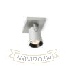 KENNY I felületre szerelhető  szálcsiszolt alumínium/fekete 230V LED GU10 8W