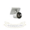KENNY I felületre szerelhető  szálcsiszolt alumínium/fekete 230V LED GU10 8W