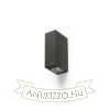 Kép NICK II fali lámpa fekete elox 230V LED 2x3W 10° IP54 3000K