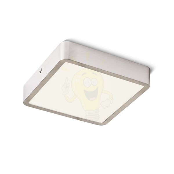 Kép HUE SQ 17 mennyezeti lámpa matt nikkel 230V LED 18W 3000K