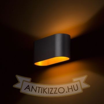 Kép MARIO  matt fekete/aranysárga  230V LED G9 5W