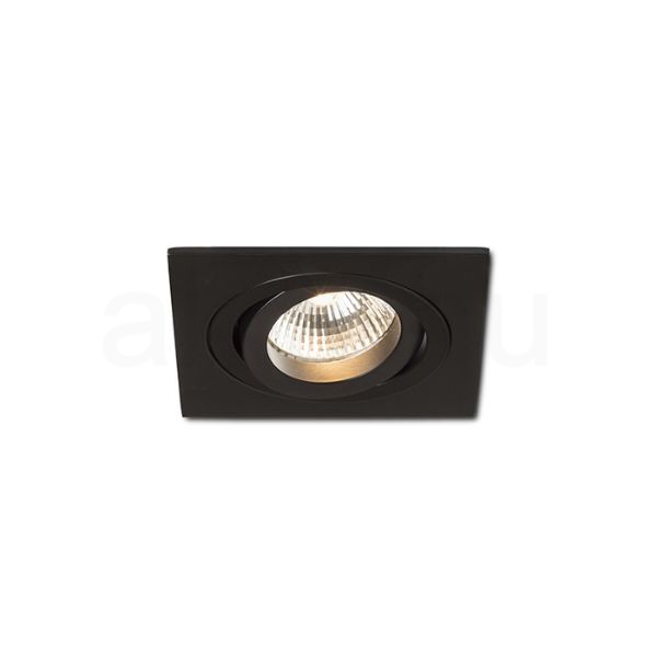 Kép PASADENA GU10 SQ I süllyesztett lámpa fekete  230V LED GU10 7W