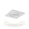 PASADENA GU10 SQ I süllyesztett lámpa  szálcsiszolt alumínium 230V LED GU10 7W