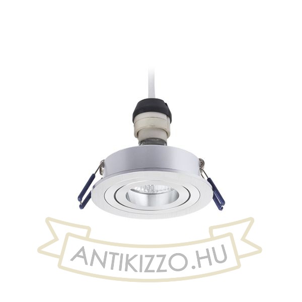 PASADENA GU10 R süllyesztett lámpa  szálcsiszolt alumínium 230V LED GU10 7W