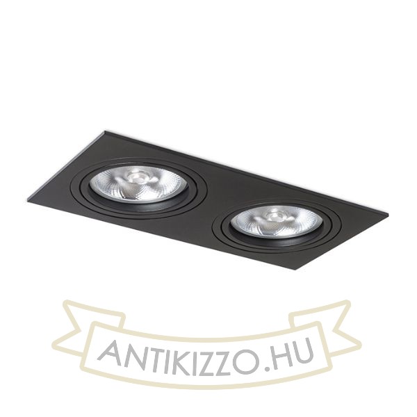 PASADENA G53 SQ II  fekete  230V LED G53 2x15W