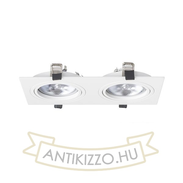 PASADENA G53 SQ II  fehér  230V LED G53 2x15W