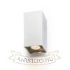 Kép AGATE II fali lámpa  szálcsiszolt alumínium 230V LED GU10 2x7W