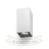 Kép AGATE II fali lámpa  szálcsiszolt alumínium 230V LED GU10 2x7W