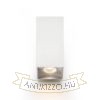 Kép AGATE II fali lámpa  szálcsiszolt alumínium 230V LED GU10 2x7W