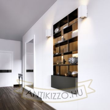 Kép AGATE II fali lámpa matt fehér  230V LED GU10 2x7W