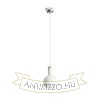 PULIRE RD függő lámpa  opál üveg/fa/króm 230V LED E14 6W