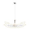 PULIRE CON függő lámpa  opál üveg/fa/króm 230V LED E14 6W