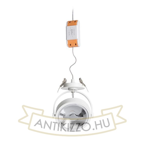 KELLY LED DIMM félsüllyesztett fehér  230V LED 12W 24°  3000K