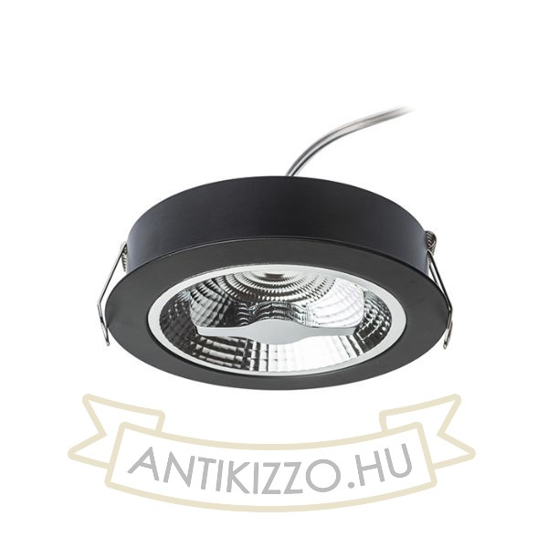 Kép KELLY LED DIMM süllyesztett lámpa fekete 230V LED 15W 45° 3000K