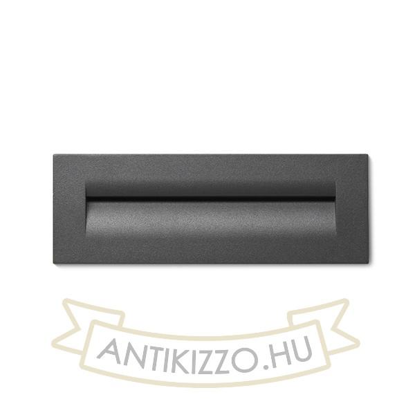 Kép RASQ a falba süllyesztett antracitszürke 230V LED 8.5W IP65 3000K