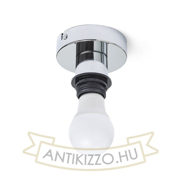 SOLO R mennyezeti lámpa alap  króm 230V LED E27 15W