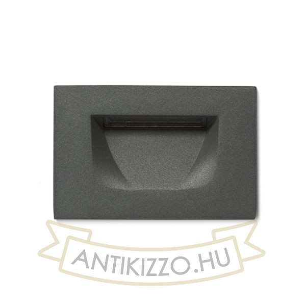 Kép PER süllyesztett lámpa antracitszürke 230V LED 3W IP54 3000K