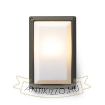 Kép DELTA RC fali lámpa antracitszürke 230V E27 18W IP54