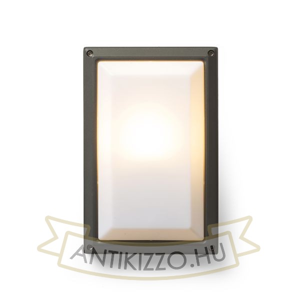Kép DELTA RC fali lámpa antracitszürke 230V E27 18W IP54