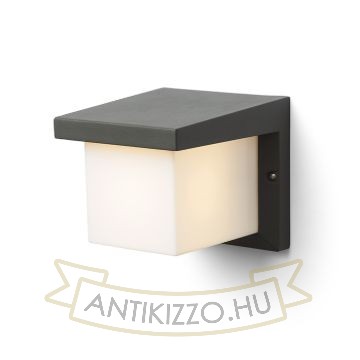 Kép HIDE SQ fali lámpa antracit  230V LED E27 15W IP44