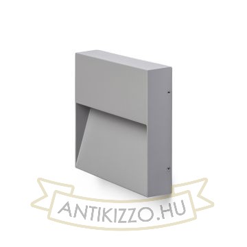 Kép AQILA SQ fali lámpa szürke 230V LED 6W IP54 3000K