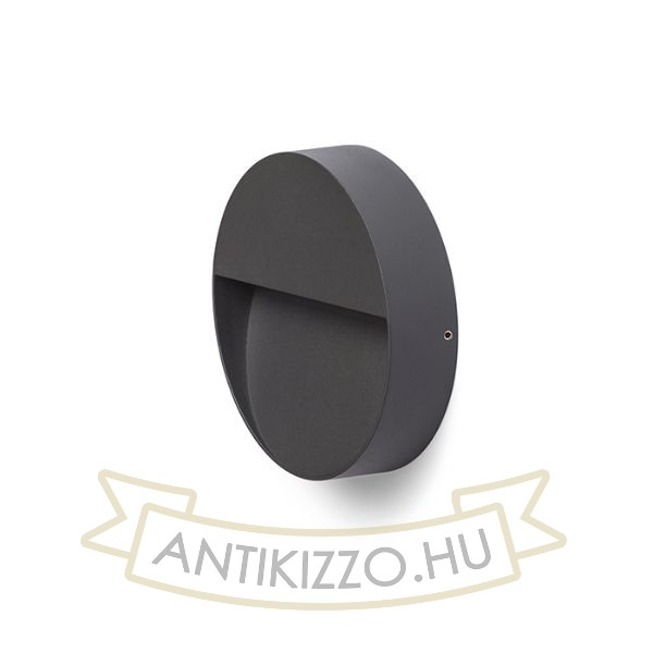 Kép AQILA R fali lámpa antracitszürke 230V LED 6W IP54 3000K