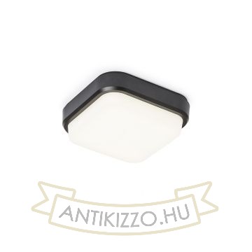 Kép TARIS SQ 17 felületre szerelhető fekete műanyag 230V LED 8W IP54 3000K