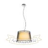 ESPLANADE függő lámpa átlátszó fekete/fehér króm 230V LED E27 15W