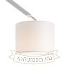 Kép MADISON W fali lámpa fehér króm 230V LED E27 15W