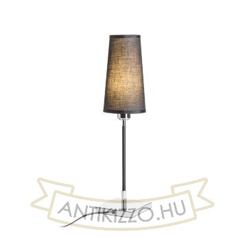 Kép LULU asztali lámpa fekete króm 230V LED E27 8W
