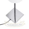 Kép LULU asztali lámpa fehér/fekete króm 230V LED E27 8W