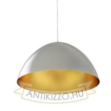 Kép MERYLYN 48 függő lámpa  csiszolt alumínium/arany lakk 230V LED E27 15W